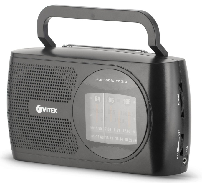 Радиоприемник Vitek VT-3587, черный