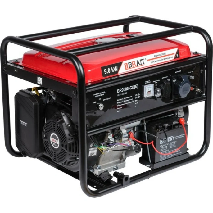 Бензиновый генератор BRAIT BR9000-CU E 02.01.049.029