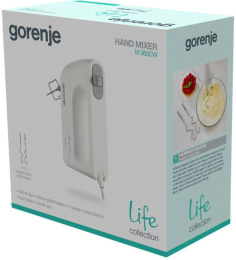 Миксер ручной Gorenje M360CW 345Вт белый