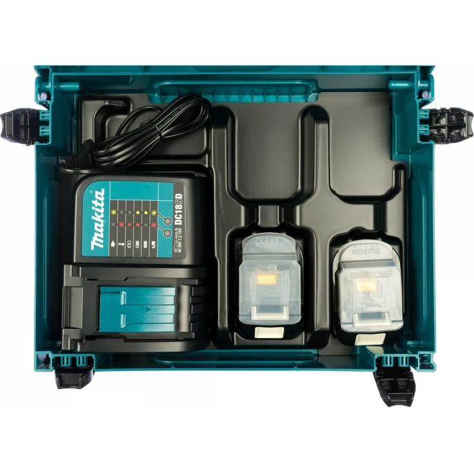 Аккумулятор BL1815N 2 шт. (18В;1.5 А*ч; Li-ion) + зарядное устройство DC18SD Makita 197143-8