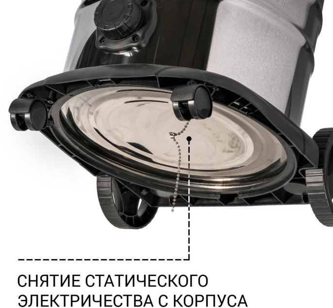 Пылесос для сухой и влажной уборки BORT BSS-1625-STORM {бак 25 л; 1600 Вт; шланг 3 м; всасывание 270 Вт; Уровень шума 78 дБ; Вес 6,4 кг; Напряжение 220 В; аксессуаров 12 шт, гарантия 2 г} [93417470]