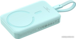 Портативное зарядное устройство Baseus P1002210B333-00 Magnetic Mini Wireless Fast Charge Type-C Edition 10000mAh 30W Peppermint Blue