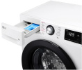 Стиральная машина LG F2V3PS6W, с фронтальной загрузкой, 8кг, 1200об/мин, с паром, инверторная