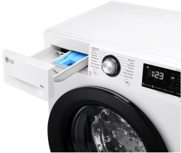 Стиральная машина LG F2V3PS6W, с фронтальной загрузкой, 8кг, 1200об/мин, с паром, инверторная