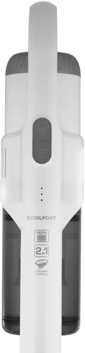 Вертикальный пылесос COOLFORT CF-3003, 260Вт, белый