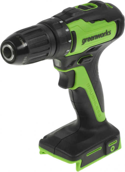 Дрель-шуруповерт Greenworks GD24DD35 аккум. патрон:быстрозажимной 3704007