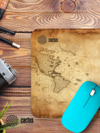 Коврик для мыши Cactus Antique map 220x180x2мм CS-MPC-P08XS