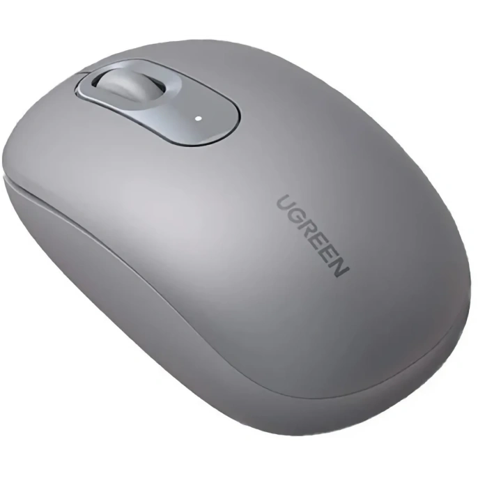Мышка компьютерная беспроводная UGREEN HM102 75994 Multi-mode Wireless Mouse BT&GHz. Цвет: серый