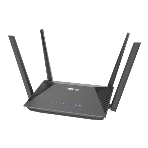 роутер ASUS RT-AX52 // AX1800 // 1201+574 Mbps, 2,4 + 5 gGz, 4 antennas