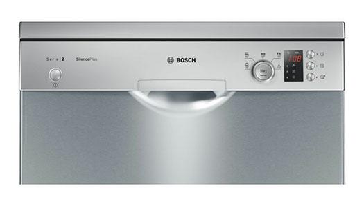 Посудомоечная машина Bosch Serie 2 SMS25AI05E,  полноразмерная, напольная, 60см, загрузка 12 комплектов, серебристая