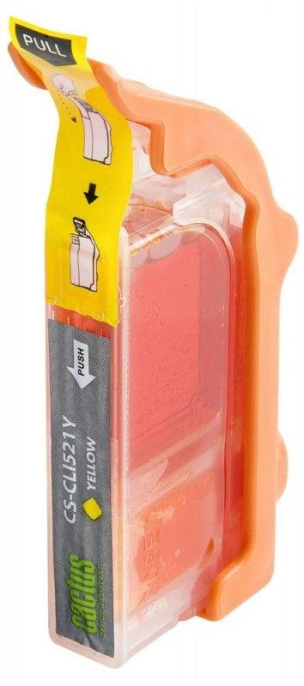 Картридж Cactus CS-CLI521Y, желтый / CS-CLI521Y