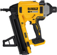 Гвоздезабиватель DeWalt DCN890N DCN890N-XJ аккумуляторный, Li-Ion, 18 В, назначение: тяжелые марки бетона, сталь, усиленные на излом, крепеж: гвозди, диаметр гвоздя: 6.3 мм шляпки , длина гвоздя: от 13 до 57 мм, емкость магазина: 30 шт, подсветка, рег