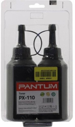 Тонер Pantum PX-110, для P2000/M5000/M6000, черный, 2x флакон, 2 чипа