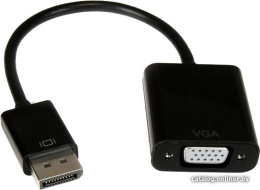 ORIENT Кабель-адаптер C308, DisplayPort M - VGA 15F, длина 0.2 метра, черный 30308