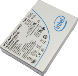 Накопитель SSD 2.5", U.2 Intel DC P4510 1TB SSDPE2KX010T807 PCI Express 3.0 x4 NVMe 1.3 3D TLC NAND, 2850/1100 MBps, 469000/72000 IOps