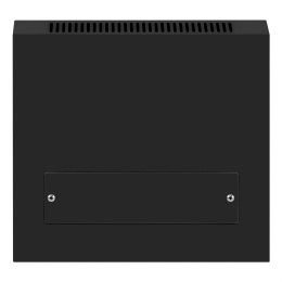 Шкаф телекоммуникационный 10" настенный 4U ExeGate EC-WM-4U.310.G.BLACK (10”, 4U, 330x310x230mm (ШхГхВ), передняя дверь закаленное стекло, пыле- и влагозащита IP23, черный RAL 9004) EX300248RUS