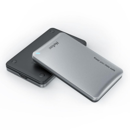 Бокс для накопителя Netac WH12 NT07WH12-30CC интерфейс SATA, до 2ТБ, подключение через USB 3.2 Gen1 Type-A 5 Гбит/с /USB 3.2 Gen1 Type-C 5 Гбит/с , корпус алюминий