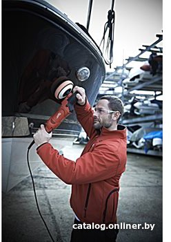 Полировальная машина Milwaukee AP 14-2 200 E (4933432800) (1450 Вт, частота вращения на холостом ходу: от 490 до 2100 об/мин, диаметр диска: 200 мм, резьба шпинделя: М14, фиксация шпинделя, защита от перегрузки, питание: сеть)