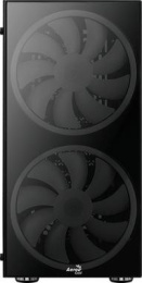 Корпус ATX Aerocool Python-G-BK-v1, Midi-Tower, без БП, черный