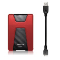 1ТБ Внешний диск HDD A-Data DashDrive Durable HD650, USB 3.0, красный [ahd650-1tu31-crd]