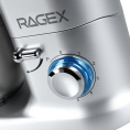 Кухонный комбайн 9 в 1 RAGEX R101, 4.5л, 1500Вт, цвет: 900 (серебристый)