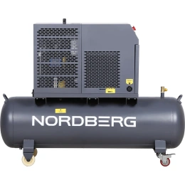 Компрессор винтовой NORDBERG 4 кВт, 10 бар, 450 л/мин, ресивер 180 л, IP54 NCF5R