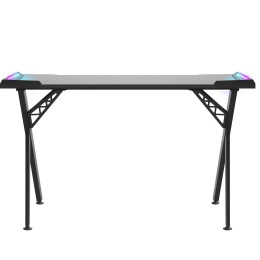 Defender игровой стол Gamer RGB,подвес круж+гарн.,черн,120,64330