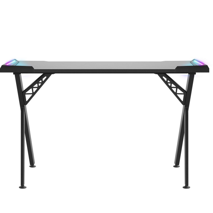 Defender игровой стол Gamer RGB,подвес круж+гарн.,черн,120,64330