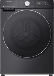 Стиральная машина Hisense WD5S1045BB, с фронтальной загрузкой, 10.5кг, 1400об/мин, с паром, с сушкой, инверторная