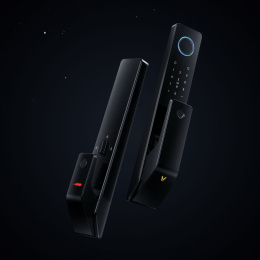 Умный дверной замок Viomi Guard 2 Pro (LBT61C) (тип подключения: Bluetooth, монтаж на дверь, управление на корпусе или через приложение, встроенный аккумулятор 4200mAh, поддерживаемые экосистемы: Mi Home, материал корпуса: пластик, сталь, черный)