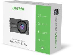 Видеорегистратор Digma FreeDrive 300W, черный