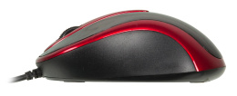 Мышь A4Tech V-Track Padless N-360 красный/черный оптическая 1200dpi USB 3but N-360-2