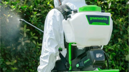 Опрыскиватель Greenworks G24BPSII аккум. ранц. 15л белый/зеленый 5300307UA