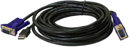 Кабель KVM Origo OKVMCU3 3м черный VGA-USB m OKVMCU3/A1A