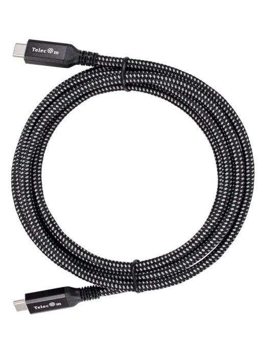 Кабель Кабель USB4 TypeCM/CM 8K@30Hz, 40GBps, PD 240W, медь Telecom 2м TUS840-2M