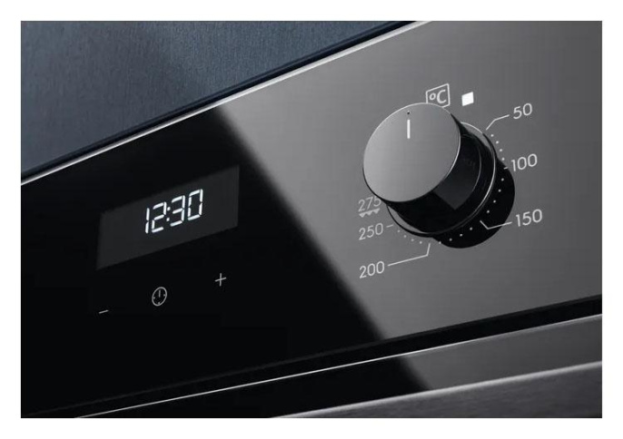 Духовой шкаф электрический Electrolux EOD5C50Z, 72л, дверца с 2 стеклами, черный