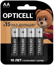 AA Батарейка OPTICELL Basic LR6,  4 шт.