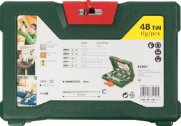 Набор принадлежностей Bosch V-line 48 предметов жесткий кейс 2607017303