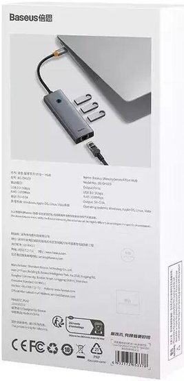 USB-хаб Baseus BS-OH109 Space Grey B0005280B811-11