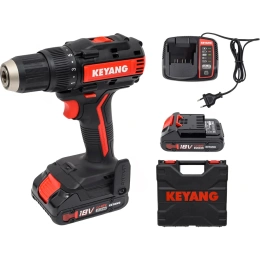 Бесщеточный аккумуляторный шуруповерт KEYANG DD18BL-W Set