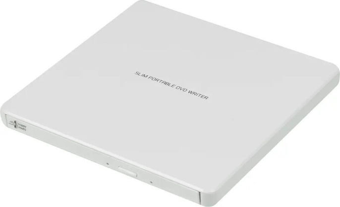 Оптический привод/ LG DVD-RW ext. White Slim Ret. USB2.0 совместим с 3.0
