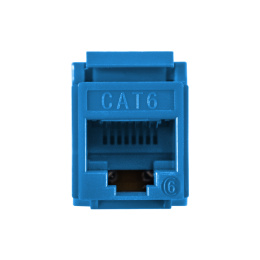 Модуль-вставка Keystone Jack RJ-45 ExeGate KJ-8P8C-U-C6-180-Dual (Кат.6, неэкранированная, 180 градусов, IDC Krone/110) EX297335RUS