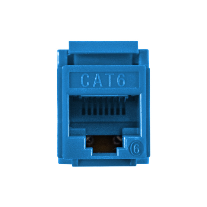 Модуль-вставка Keystone Jack RJ-45 ExeGate KJ-8P8C-U-C6-180-Dual (Кат.6, неэкранированная, 180 градусов, IDC Krone/110) EX297335RUS