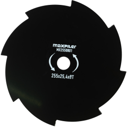 Диск для триммера MaxPiler MX2550801 (8 зубов, 255х25.4х1.25 мм, 8T)