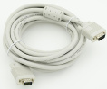 Кабель VGA m VGA m 5м SVGA феррит.кольца