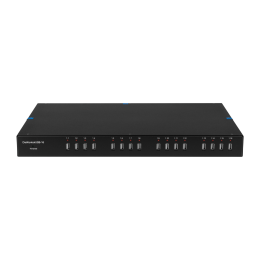 Управляемый USB over IP концентратор DistKontrolUSB16-4 с 16 портами USB 2 блока питания / Ethernet 2 x 10/100/1000 Mb