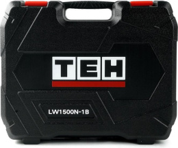 Гайковерт TEH LW1500N-1B (мах крутящий момент: 1500 нм, 3 режима работы, патрон: 3/4 дюйма с отверстием и фрикционным кольцом,комплектация: акб 6ач, зу, кейс)