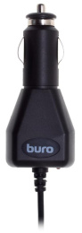Автомобильное зарядное устройство Buro XCJ-048-EM-1A,  microUSB, 5Вт, 1A, черный