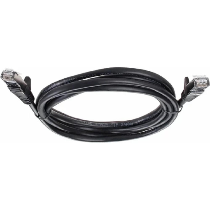 Патчкорд литой 7/0.16 FTP iOpen ANP522B-BK-1.5M cat.5e 1.5м