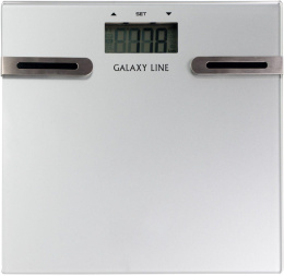 Напольные весы GALAXY LINE GL 4855, до 150кг, цвет: белый [гл4855л]